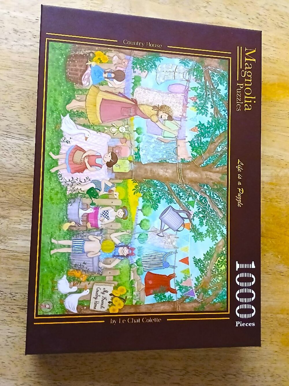 Magnolia Puzzles "Country House" Jigsaw Puzzle, 1000 Pieces